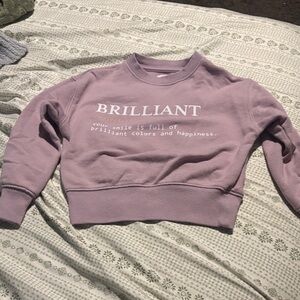 Wonder Nation Lavender Crew Neck Sweater